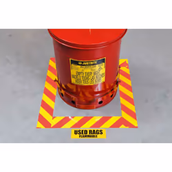 Brady TS-50.80-514-RD/YL-STR-RL self-adhesive label Rectangle Permanent Red, Yellow 1 pc(s)