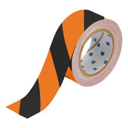 Brady TS-50.80-514-OR/BK-STR-RL self-adhesive label Rectangle Permanent Black, Orange 1 pc(s)