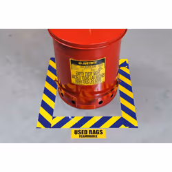 Brady TS-50.80-514-YL/BL-STR-RL self-adhesive label Rectangle Permanent Blue, Yellow 1 pc(s)