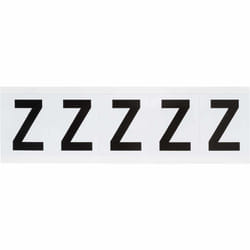Brady 9714-Z self-adhesive label Rectangle Permanent Black, White 5 pc(s)