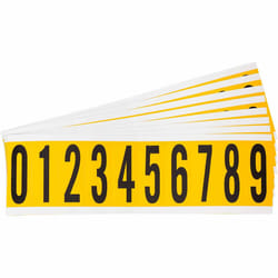 Brady 1534-# KIT self-adhesive label Rectangle Permanent Black, Yellow 250 pc(s)