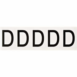 Brady 9714-D self-adhesive label Rectangle Permanent 5 pc(s)