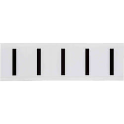 Brady 9714-I self-adhesive label Rectangle Permanent Black, White 5 pc(s)