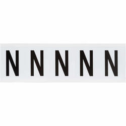 Brady 9714-N printer label Black, White Self-adhesive printer label