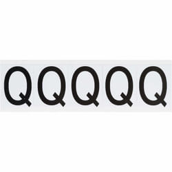 Brady 9714-Q self-adhesive label Rectangle Permanent Black, White 5 pc(s)