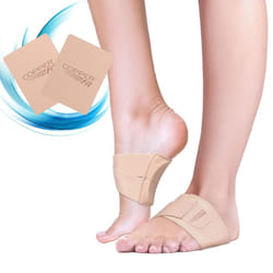 Copper Fit Arch Relief PLUS - Compression Wrap with Orthotic Arch Support Plantar Fasciitis  Flat Feet  Fallen Arches - Universal Fit for Men and Wome