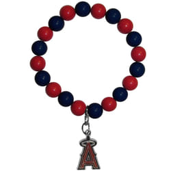Siskiyou Sports MLB Los Angeles Angels Womens Bracelet Bead Style  Team Colors  One Size
