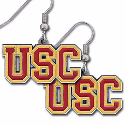 NCAA Siskiyou Sports Womens USC Trojans Dangle Earrings One Size Team Color