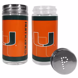Miami Hurricanes Salt and Pepper Shakers Tailgater