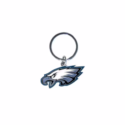 Philadelphia Eagles Chrome Logo Cut Keychain