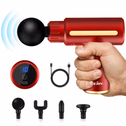 Massage Gun Deep Tissue 10 Speed USB Charging,Portable Handheld Massager,Percussion Massager,Muscle Massager Gun,Ultra Small ...