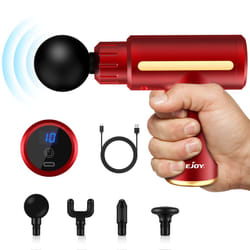 Massage Gun Deep Tissue 10 Speed USB Charging,Portable Handheld Massager,Percussion Massager,Muscle Massager Gun,Ultra Small & Quiet Muscle Massage