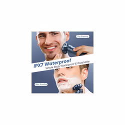 Sejoy Electric Rotary Shaver Men UK, Electric Razor for Men, Shaving Razor Pubic Hair Beard Body, Electric Shavers Men Beard Trimmer, 5 in 1