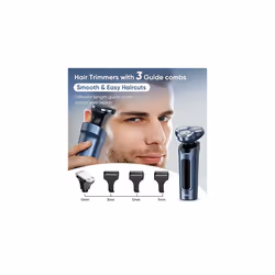 Sejoy Electric Rotary Shaver Men UK, Electric Razor for Men, Shaving Razor Pubic Hair Beard Body, Electric Shavers Men Beard Trimmer, 5 in 1