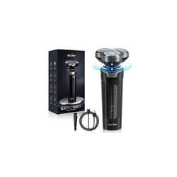Electric Razor for Men Face, Mens Electric Shavers, Waterproof Rechargeable Electric Razor Shaving Machines, Cordless USB Rechargeable for Shaving, 3D