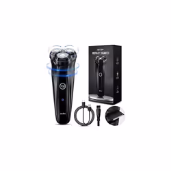 3D Electric Shaver Rotary Shavers,Electric Razor for Men,Rechargeable Electric Razor Shaving Machines,with Pop-up Trimmer,1 H ...