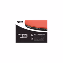 STIGA Raptor Table Tennis Racket Black