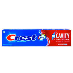 Crest Fluoride Cavity Protection Toothpaste 8.2 Ounce Regular Paste  Bulk Toothpaste  Prevents Cavities Before They Start (4 Pack)