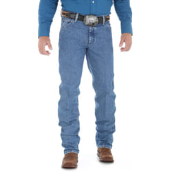 Wrangler Men's Premium Performance Cowboy Cut Regular Fit Jean  Stonewash  32W x 38L