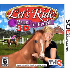 THQ Let's Ride: Best in Breed 3D, Nintendo 3DS, E (Everyone), Physical media