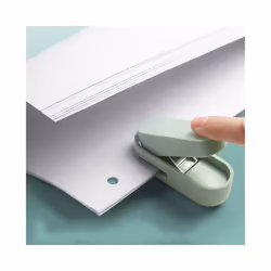 Mini Small Hole Puncher Pink Color  10 Sheet Paper Hole Puncher Capacity Single Hole Puncher for Office Use Or Gift for Students (Pink)