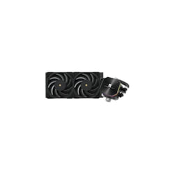 Frozen Edge 240 Black Liquid CPU Water Cooler With 120mm PWM Fan,240 Black Cold Row Specification,Integrated Water-cooler Heatsink for