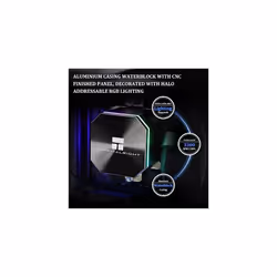 Frozen Edge 240 Black Liquid CPU Water Cooler With 120mm PWM Fan,240 Black Cold Row Specification,Integrated Water-cooler Heatsink for