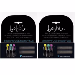 Replacement Carbon Filters for Bobble Classic Infuse and Plus Bottles - 2 Pack (4 Total Filters)