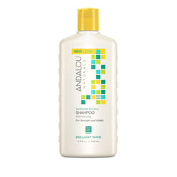 Andalou Naturals Sunflower and Citrus Brilliant Shine Shampoo  115 Ounce