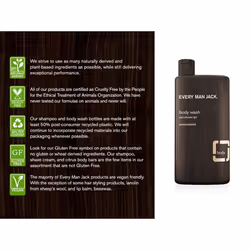 Every Man Jack Body Wash, Sandalwood, 16.9 Fluid Ounce