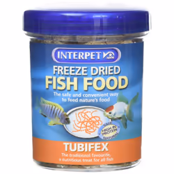 Interpet Freeze Dried Fish Food - Tubifex 30g