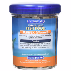 Interpet Freeze Dried Fish Food - Tubifex 30g
