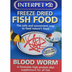 Interpet Freeze Dried Fish Food â Blood Worm 4g