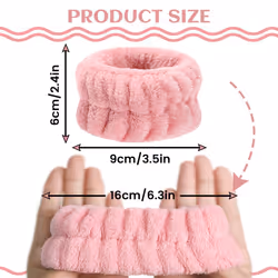 8 Pcs Wrist Spa Washband - Microfiber Wrist Wash Towel Band |Face Wash
