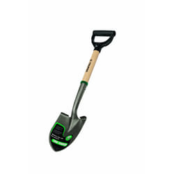 Truper 31196 Tru Tough 19-Inch Short D-Handle Round Point Shovel  19-Inch Wood