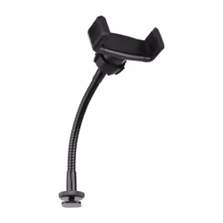 Foldable Phone Clamp Holder Stand with Cold Shoe Mounting for LED Ring Light Smartphone Mounting