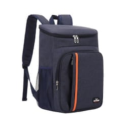 18L Large Capacity Leak Proof Lunch Backpack Thermal Large Picnic Cool and Warm Insulated Bag - navy blue