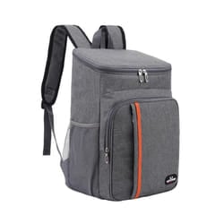 18L Large Capacity Leak Proof Lunch Backpack Thermal Large Picnic Cool and Warm Insulated Bag - grey