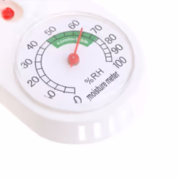 Indoor Vertical Thermometer Hygrometer Wallmounted Household Greenhouse Temperature and Humidity