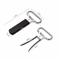 Two-Prong Wine Bottle Opener Corkscrew Remover Wine Bottle Opener Two-prong Cork Puller Damaged