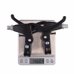 1 Pair Bicycle Brake Lever V-Brake Aluminium Alloy MTB Mountain Bike Brake Handle 22mm - blue