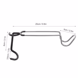 Stainless Steel Camping Light Hook Portable Non-slip Outdoor Camping Equipment Tent Lamp Hanger for