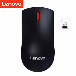 Lenovo M120 Pro Wireless Mouse 2.4GHz Laptop Mouse with USB Receiver Lightweight Ergonomic Optical - black