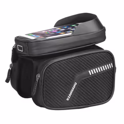 Waterproof Bicycle Frame Bag Double Pouch Bike Top Tube Bag MTB Mountain Bike Cycling Pannier Bag