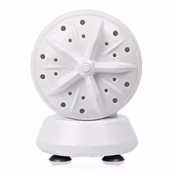Portable Travel Washing Machine High-Power Mini Laundry Machine Double-Turbine Waving Washer