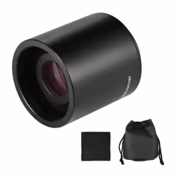 Andoer 2X Teleconverter Lens Manual Focus Converter Lens for 650-1300mm 500mm 420-800mm Camera