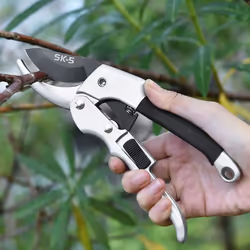 Secateurs SK-5 Steel Blade Pruning Shears Gardening Pruning Scissors Bonsai Cutters Gardening Tool - silver