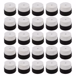 Tennis Racket Grips Anti-skid Badminton Racquet Grips Vibration Overgrip Sweatband - white, 25pcs