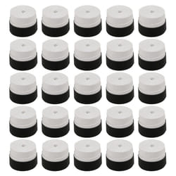 Tennis Racket Grips Anti-skid Badminton Racquet Grips Vibration Overgrip Sweatband - white, 25pcs