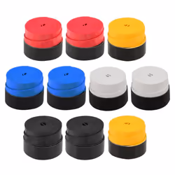 Tennis Racket Grips Anti-skid Badminton Racquet Grips Vibration Overgrip Sweatband - multicolor, 10pcs